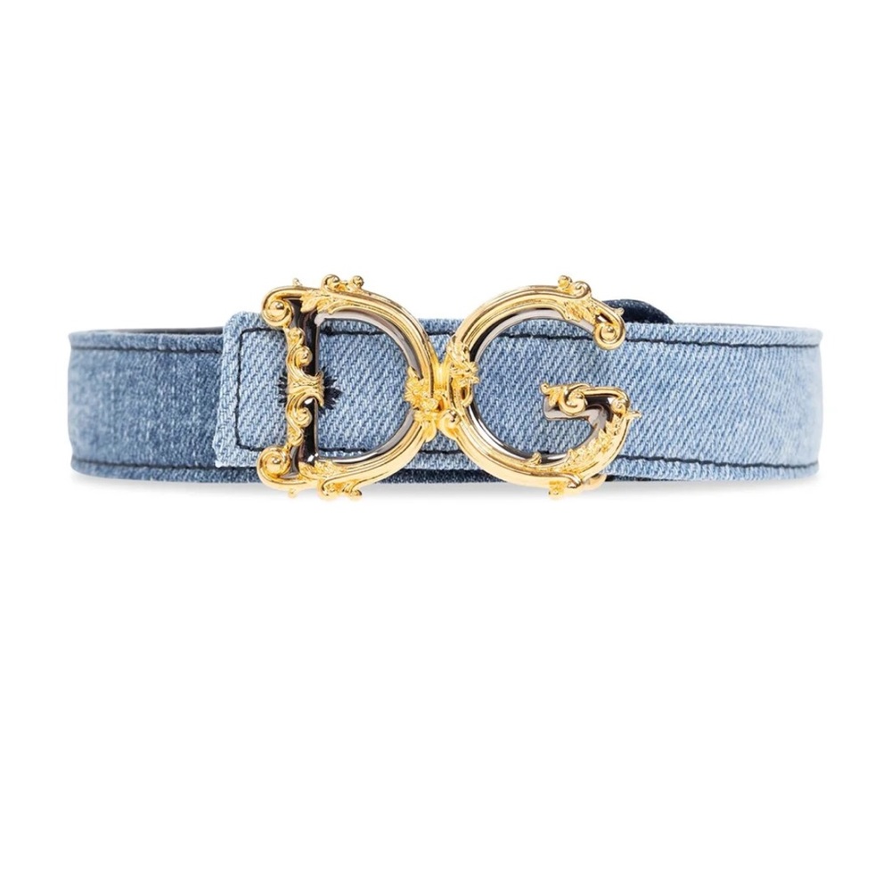 Dolce & Gabbana
Dolce & Gabbana Logo-Plaque Denim Belt - Picture 1 of 2